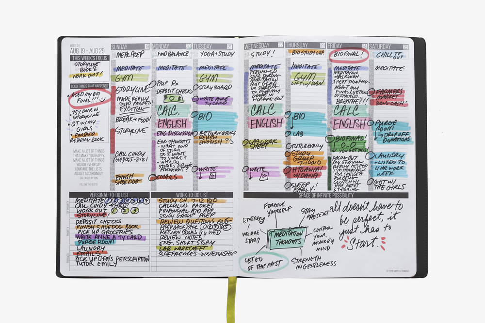 Passion Planner This is how a utilized planner would look like!